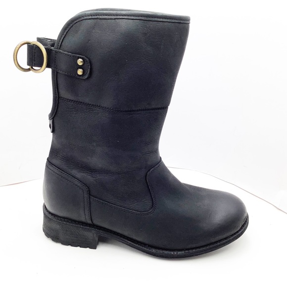 {UGG}Aldon Water Resistant Leather Boot - Picture 5 of 16